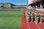 军训汇演华章落幕 青春征途梦想启航——记开大附中高一年级军训闭营仪式