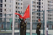 开大附中举行“不负青春梦，备战合格考”主题升旗仪式